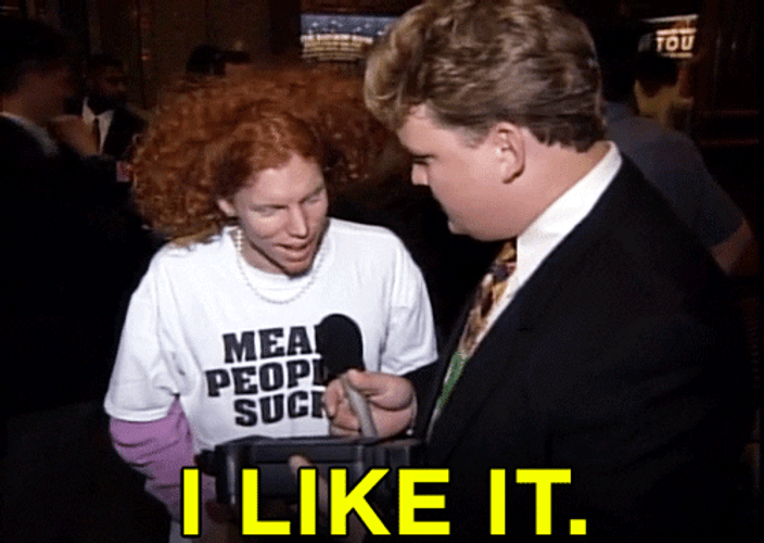 I Like It Readhead Guy Gets Interviewed GIF