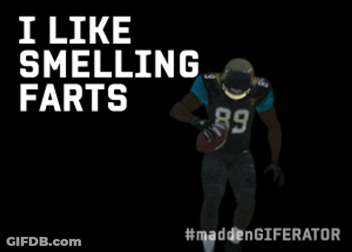 I Like Smelling Farts Madden Character Nodding Pose GIF