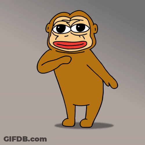 I Like To Move It Move It Animated Monkey GIF