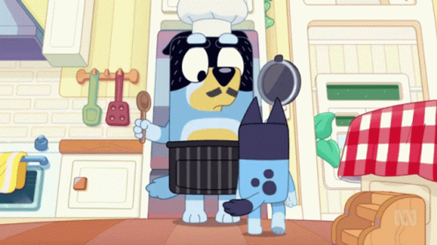 I Like To Move It Move It Bluey Animation GIF