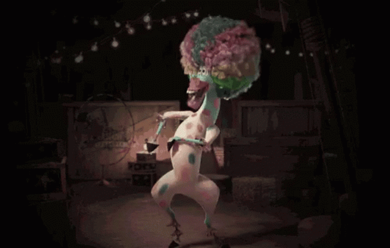 I Like To Move It Move It Dancing Zebra In Costume GIF