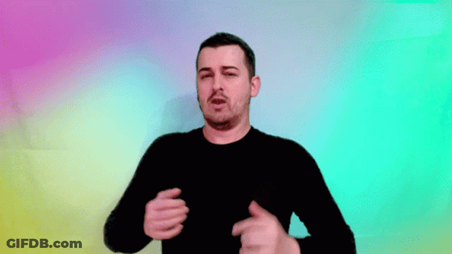 I Like To Move It Move It Man Dancing In Colored Background GIF