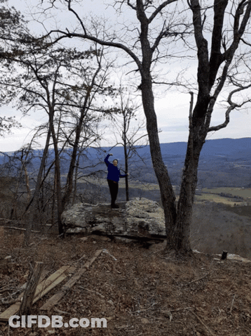 I Like To Move It Move It Man Dancing In The Forest GIF