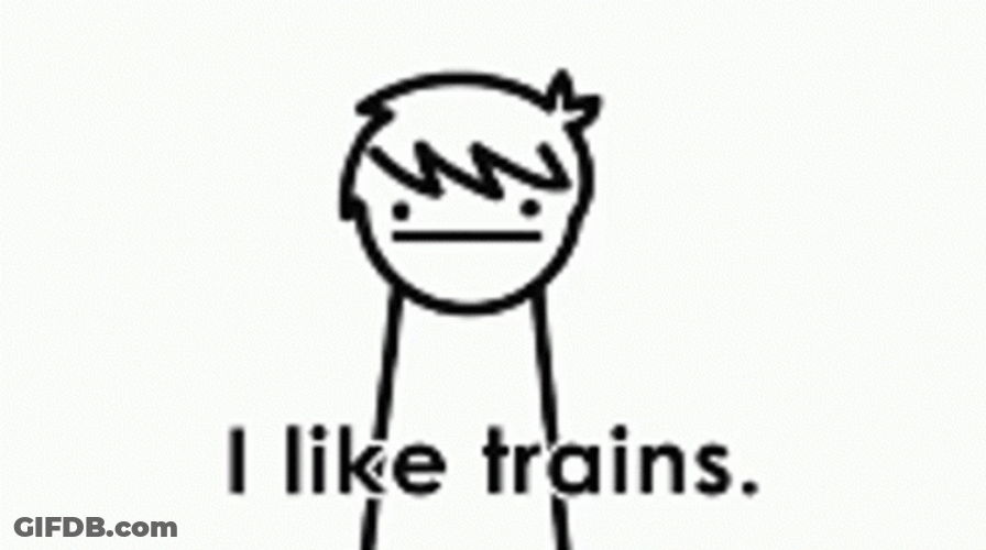 I Like Trains Hit By Train GIF