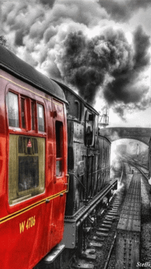 I Like Trains Thick Black Smoke GIF