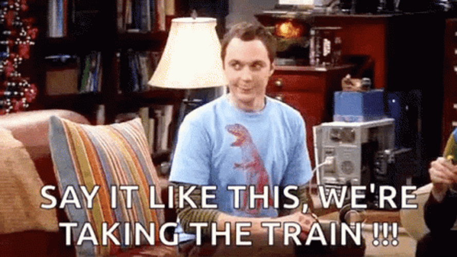 I Like Trains We're Taking The Train GIF