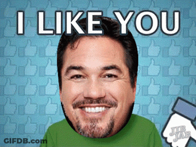 I Like You Facebook Likes GIF