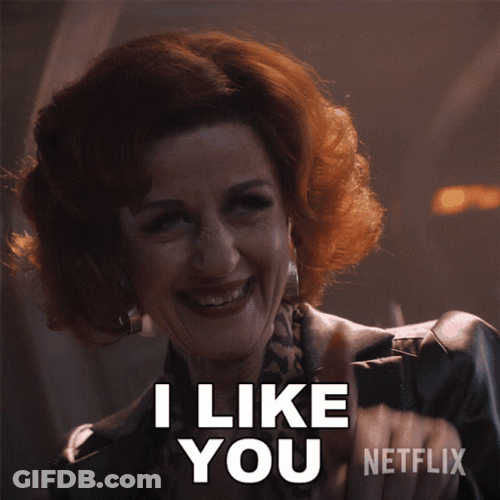 I Like You Finger Swirl GIF