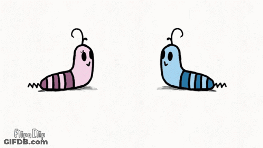 I Like You Love Worms GIF