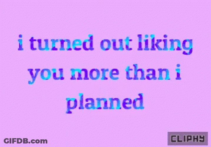 I Like You Quote Glow GIF