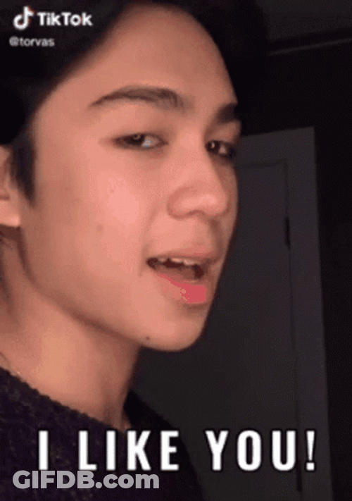 I Like You Tiktok Lipsync GIF
