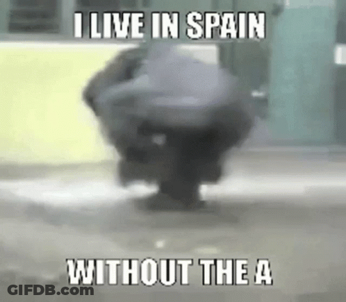I Live In Spain Without The A Motorcycle GIF