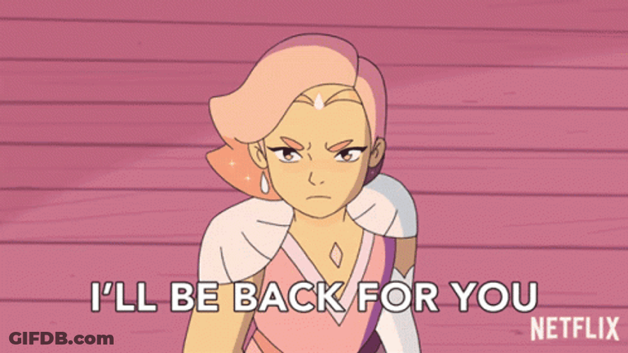 I'll Be Back For You GIF