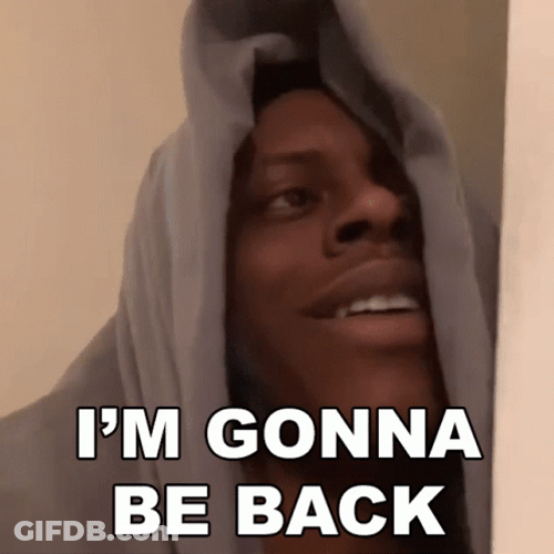 I'll Be Back I Promise GIF