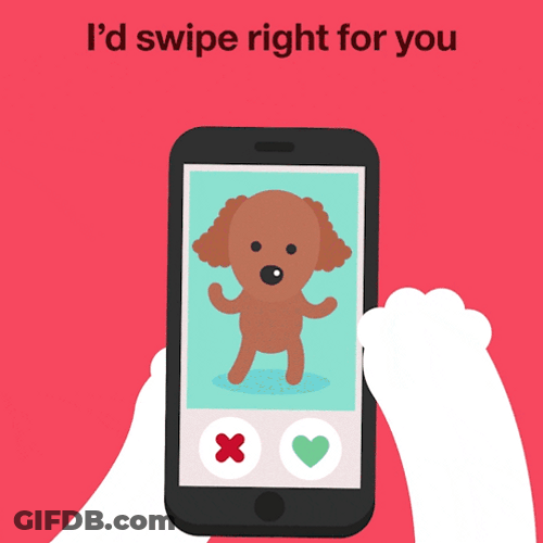 I'll Be Your Hearty Swiper GIF