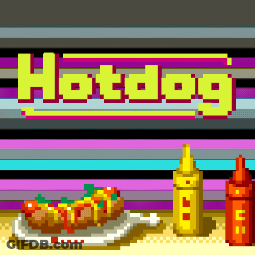 I'll Get This Yummy Hotdog Fingers Crossed GIF