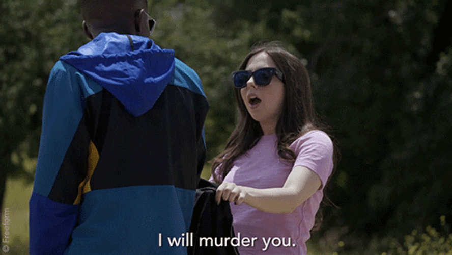 I'll Kill You Esther Povitsky GIF