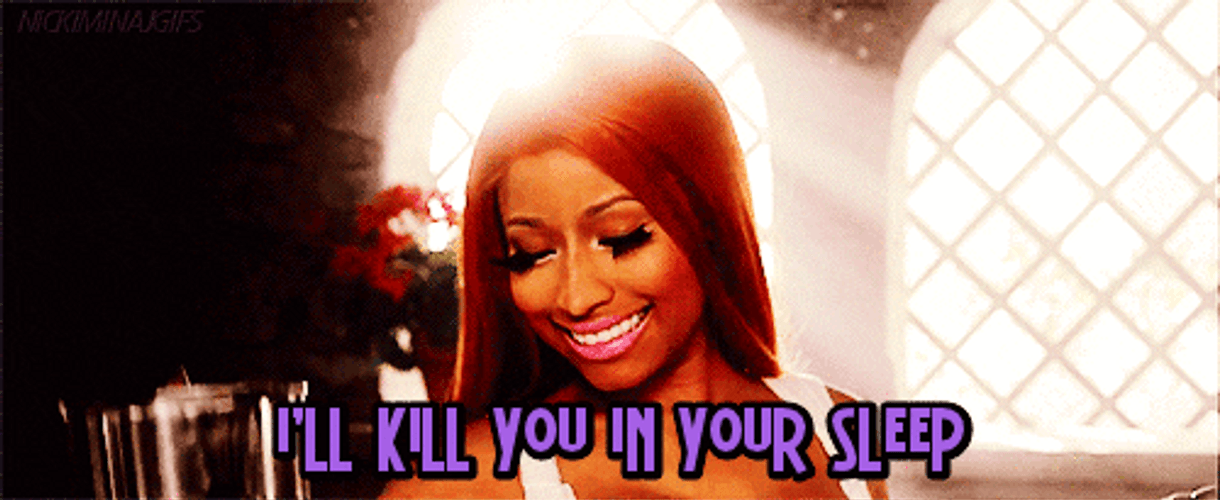I Ll Kill You Rapper Nicki Minaj GIF