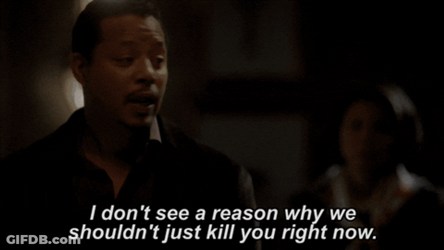 I'll Kill You Terrence Howard Empire GIF