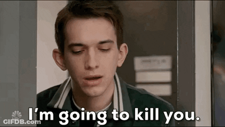 I'll Kill You Young Man Threatens GIF