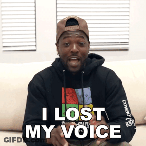 I Lost My Voice Mark Phillips GIF