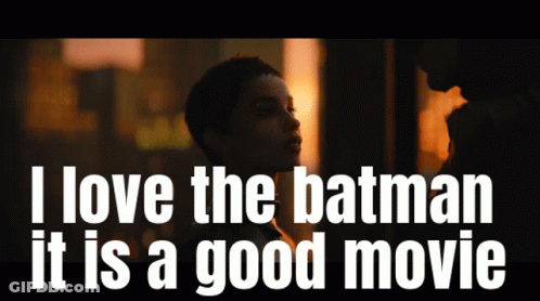 I Love Batman Poster GIF