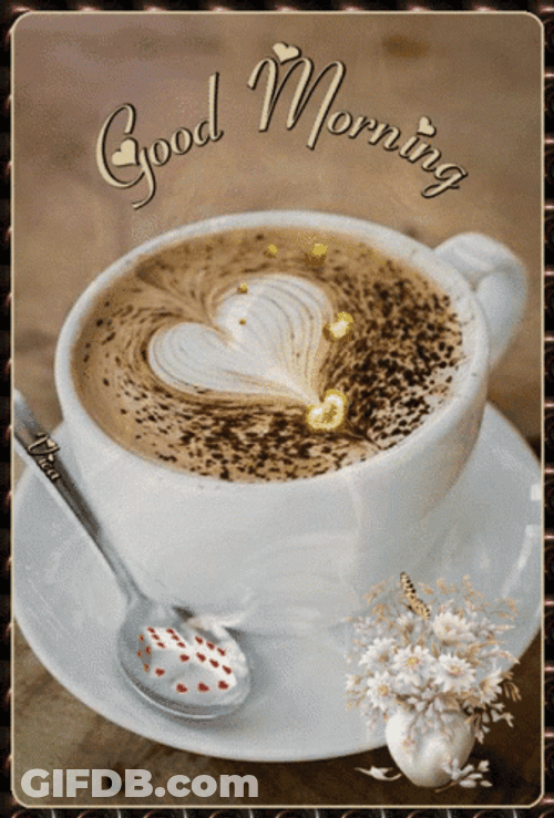 I Love Coffee Good Morning GIF