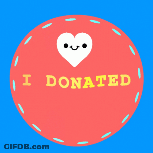 I Love Donated Giving Tuesday GIF