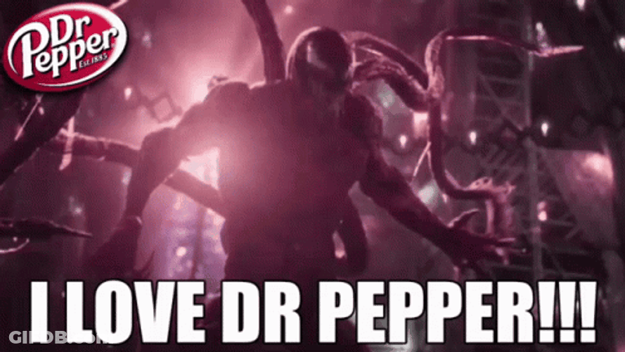 I Love Dr Pepper Venom Shouting GIF
