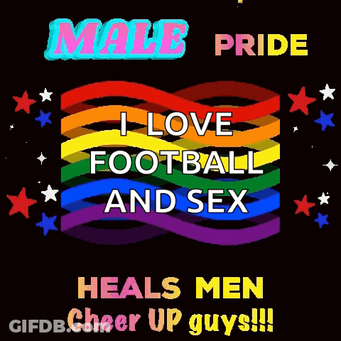 I Love Football And Sex Poster GIF
