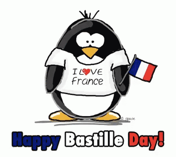 I Love France Happy Bastille Day GIF