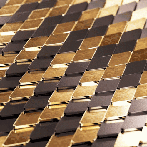 I Love Gold Foil Animation GIF