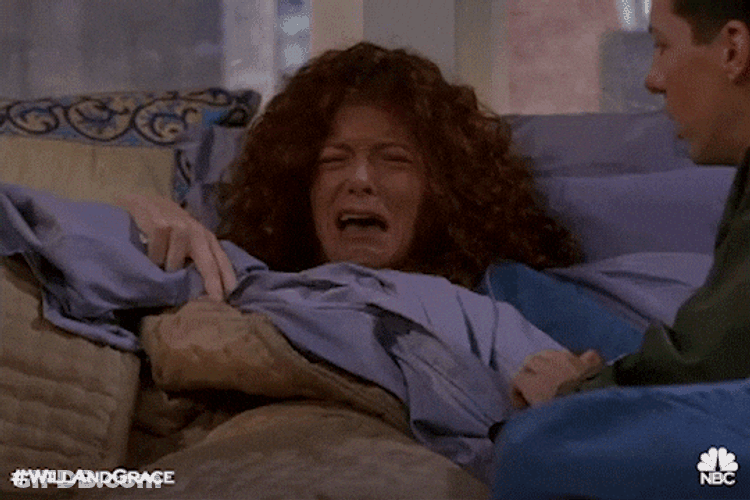I Love How Beautifully Debra Messing Mess Herself GIF