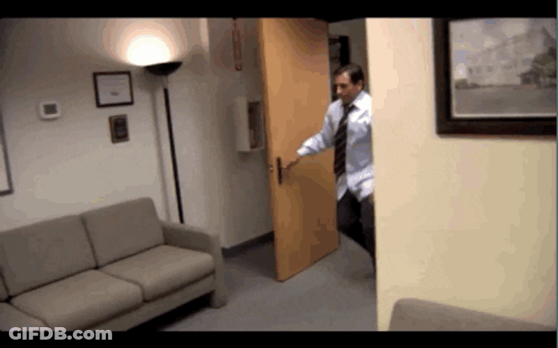 I Love How You Mess His Office GIF