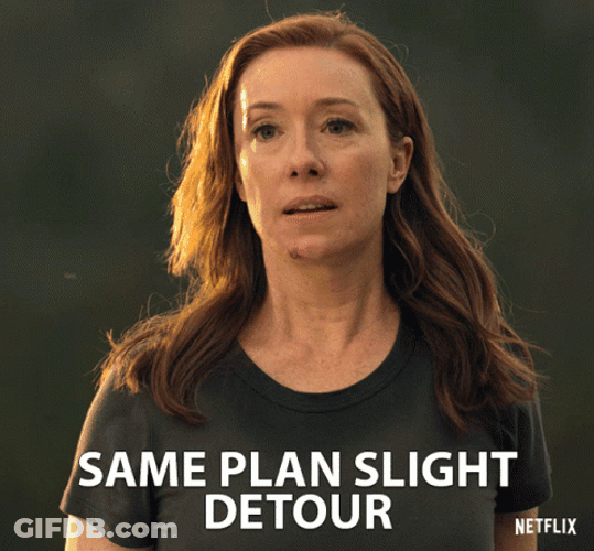 I Love It When A Plan Comes Together Anxious Lady GIF