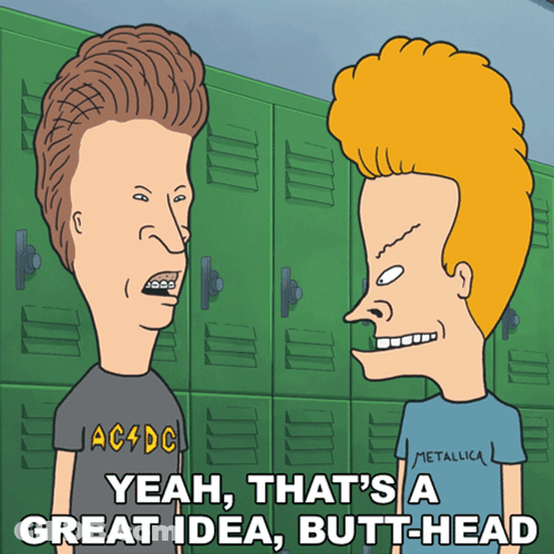 I Love It When A Plan Comes Together Beavis Butthead GIF