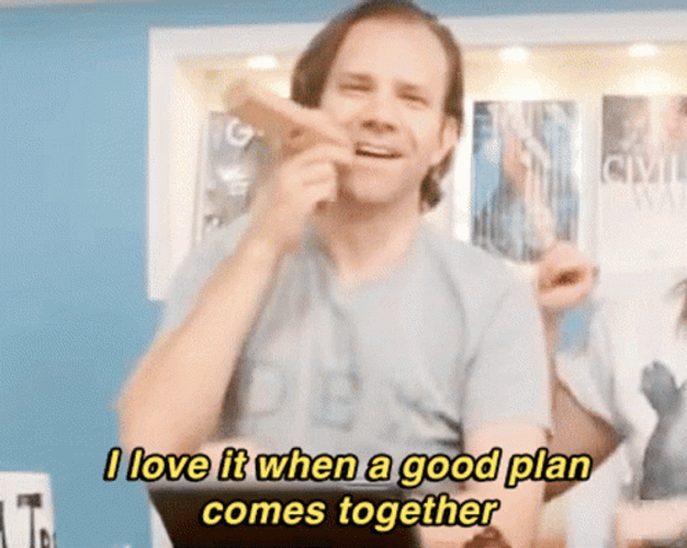 I Love It When A Plan Comes Together Cocky Youtuber GIF