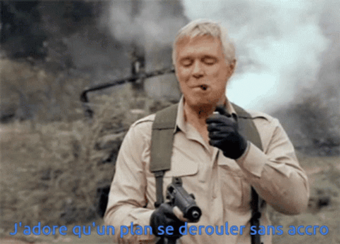 I Love It When A Plan Comes Together Hannibal Smith GIF
