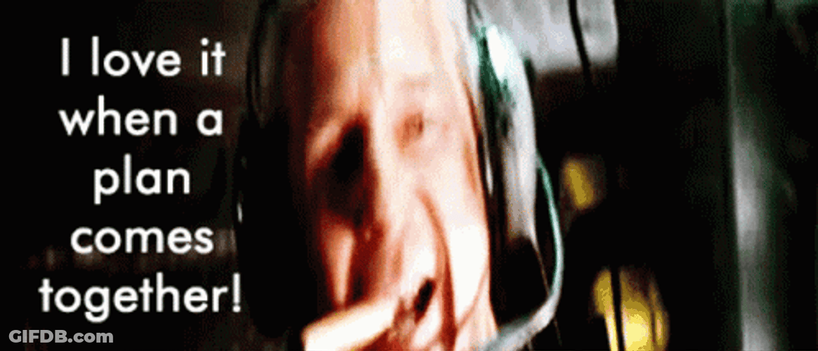 I Love It When A Plan Comes Together Liam Neeson GIF