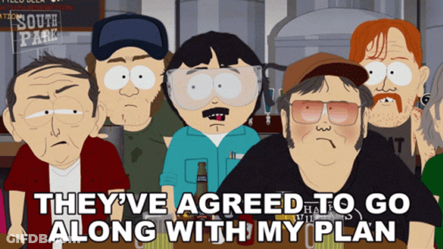 I Love It When A Plan Comes Together Randy Marsh GIF