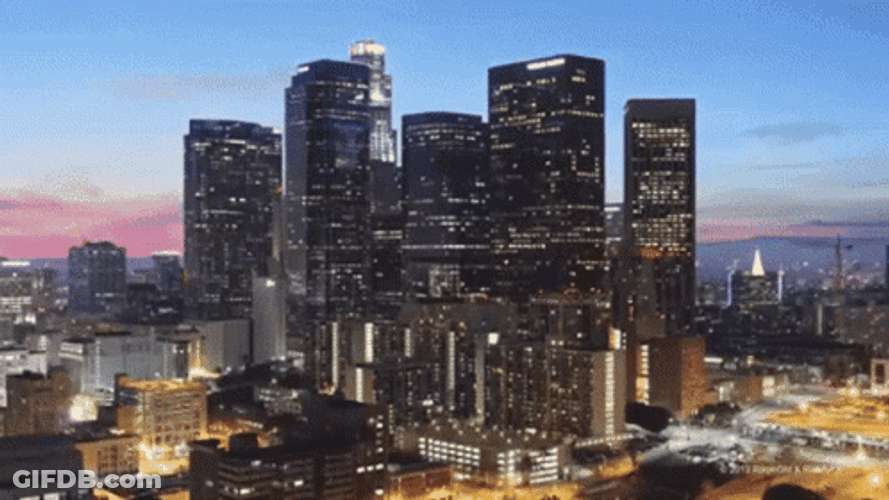 I Love La Seattle Skyline GIF