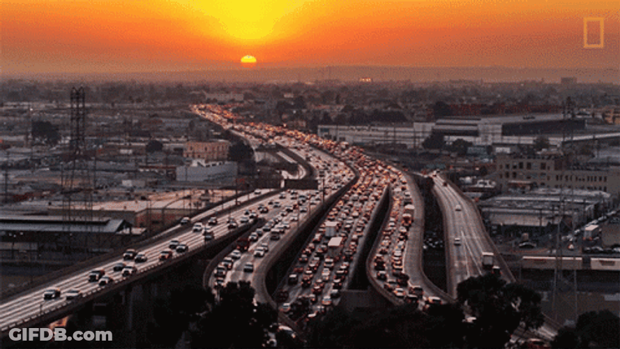 I Love LA Traffic GIF
