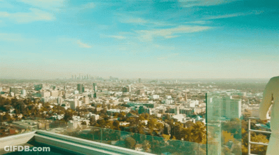I Love La View From A Penthouse GIF