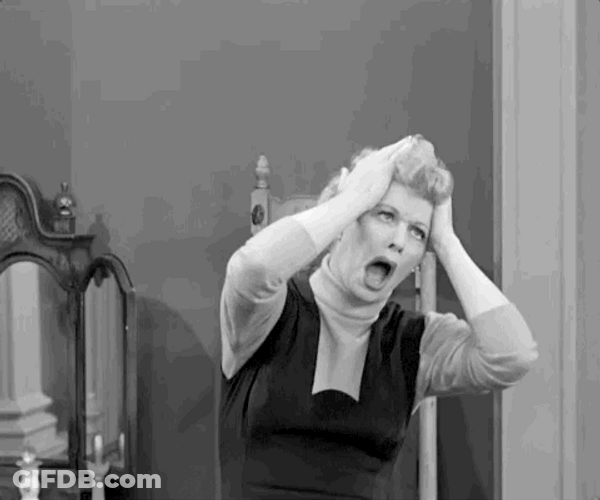 I Love Lucy Frustrated Season 5 GIF