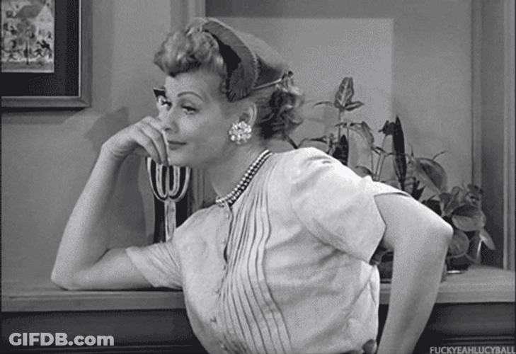 I Love Lucy Reaction GIF