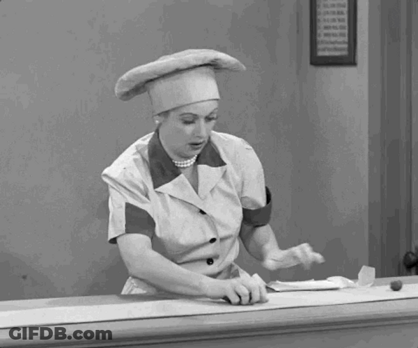 I Love Lucy Season 2 Eating GIF