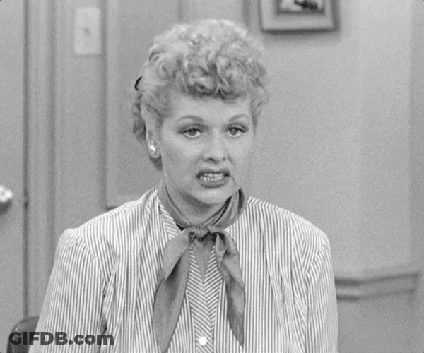 I Love Lucy Season 2 No GIF