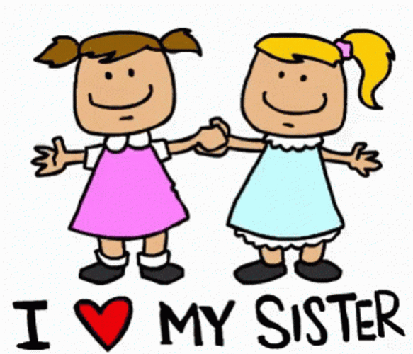 I Love My Sis Cartoon GIF