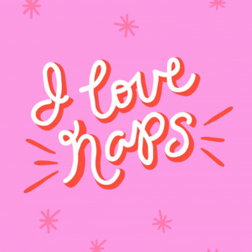 I Love Nap Time Logo GIF