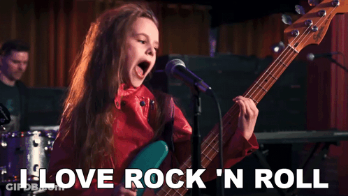 I Love Rock 'N Roll Claire Crosby GIF